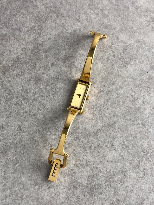 GUCCI グッチ 腕時計 ゴールド ステンレススチール 1500 クウォーツ vintage ヴィンテージ オールド pynvz2