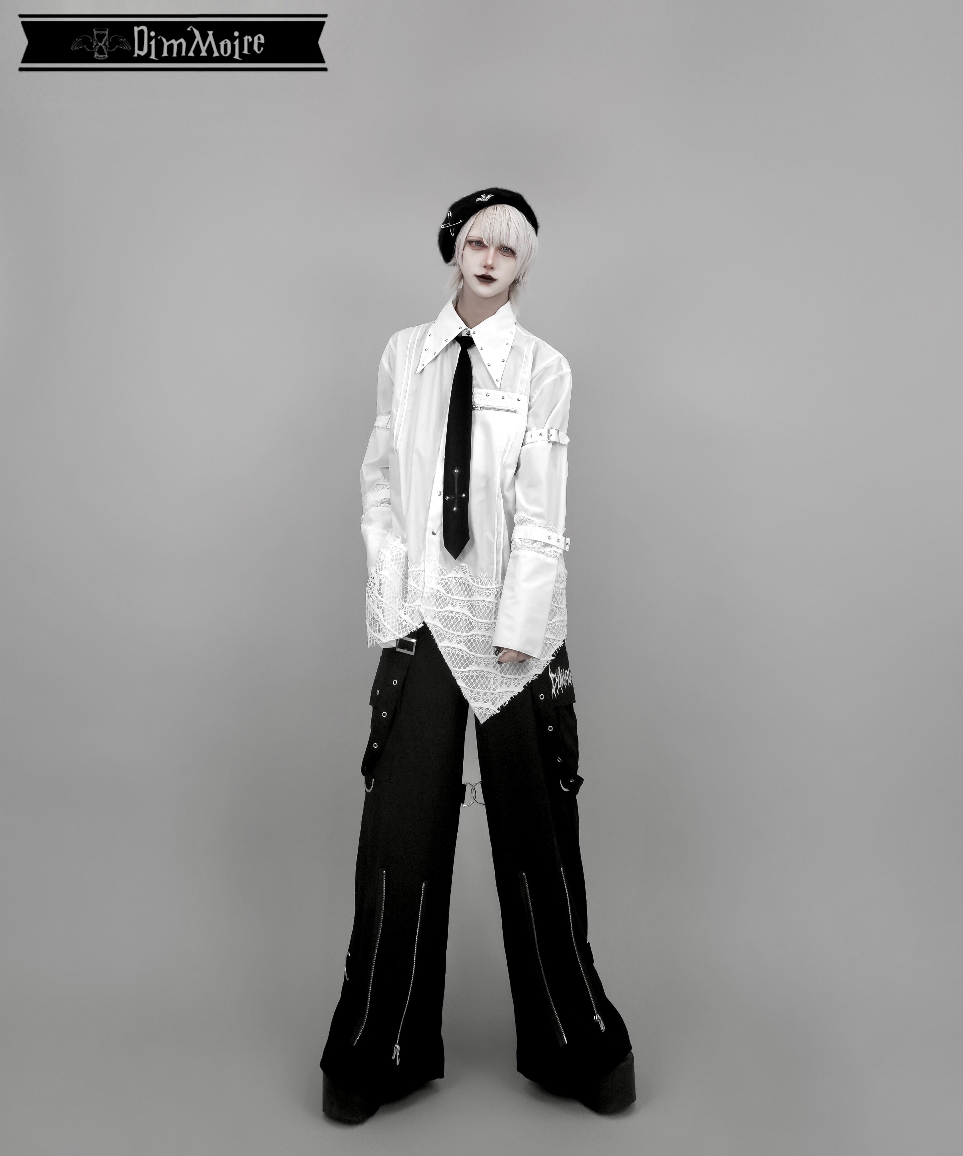 PUNKワイドパンツ【Black】 | DimMoire 