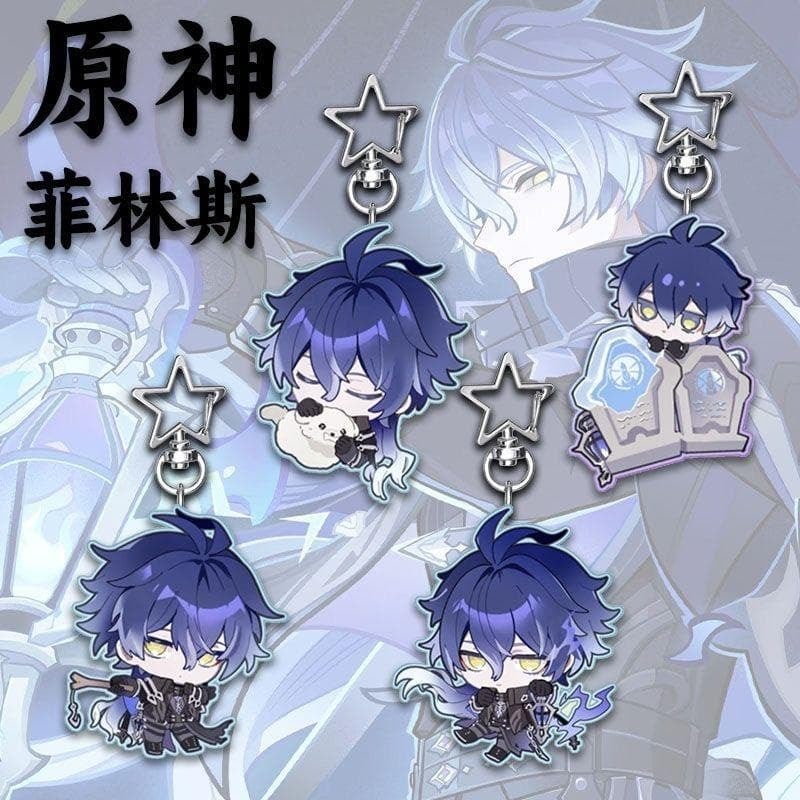 原神 フリンズ ちびキャラ アクリルキーホルダー 4点セット | mihoyo