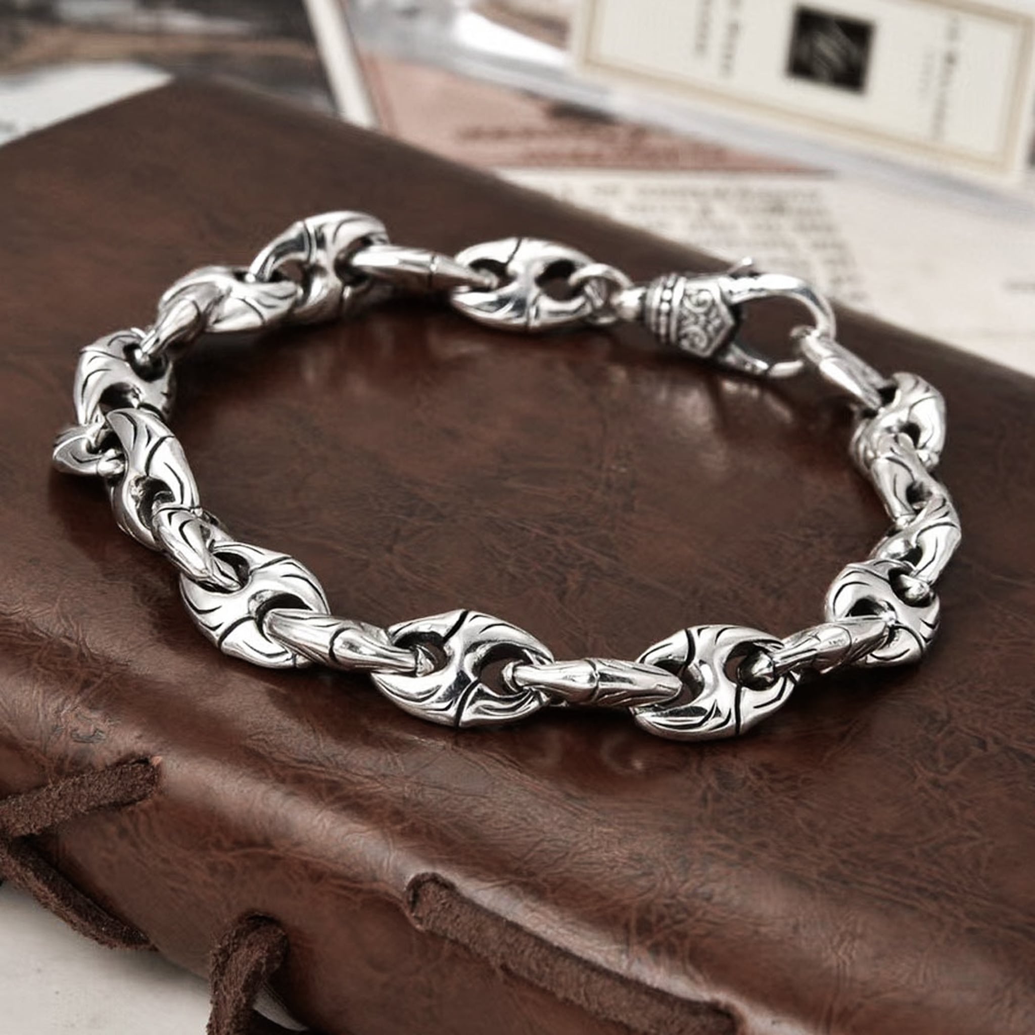 s925 Anchor Chain Bracelet