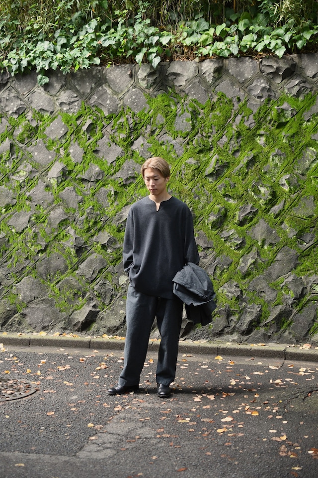 blurhmsROOTSTOCK / Rough&Smooth Thermal Over Neck L/S (Heathercharcoal)