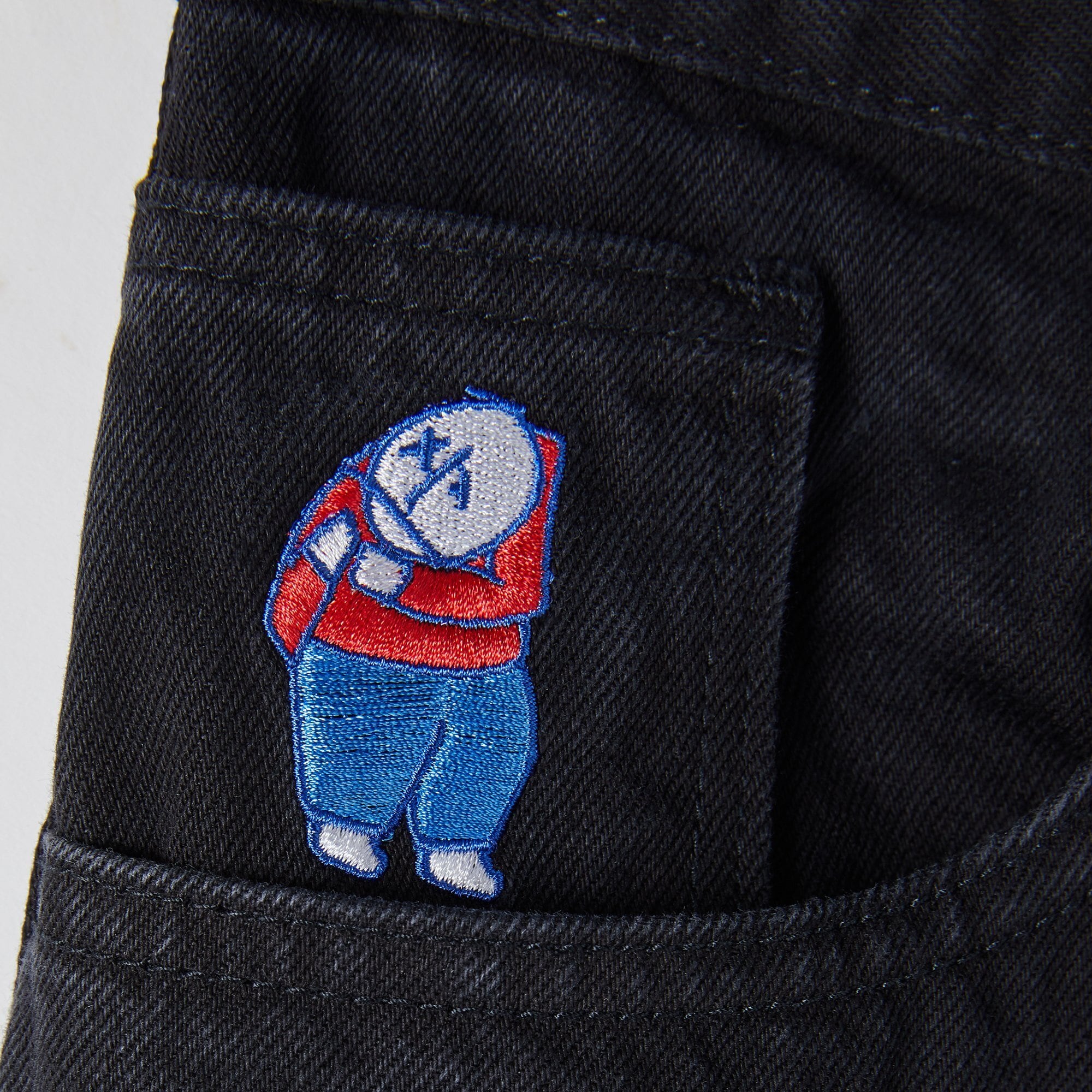 POLAR BIGBOY JEANS PITCH BLACK | SL ONLINE SHOP