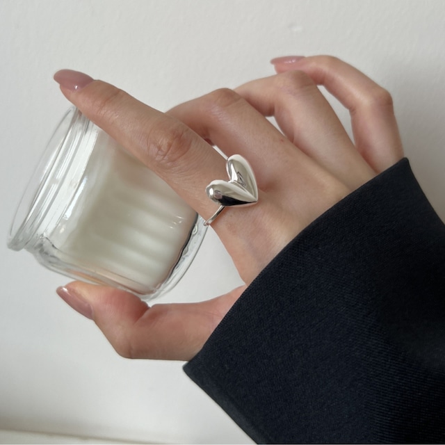 heart motif ring J00098