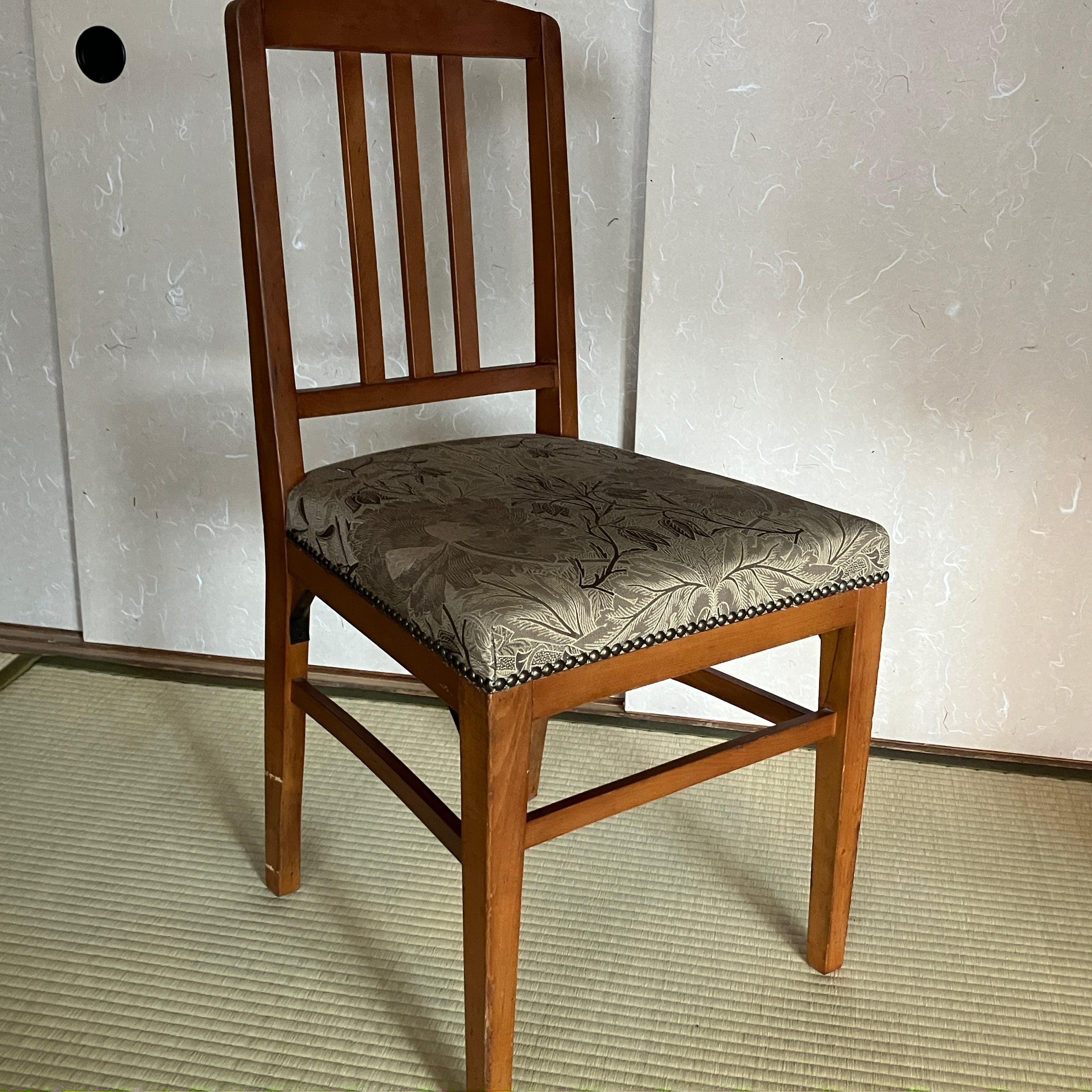昭和初期　ビンテージチェア　古椅子　小椅子　栗材 昭和初期ビンテージチェア古椅子小椅子栗材