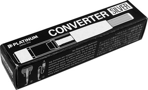 【人気】プラチナ万年筆 万年筆用 コンバーター シルバー 700A#9