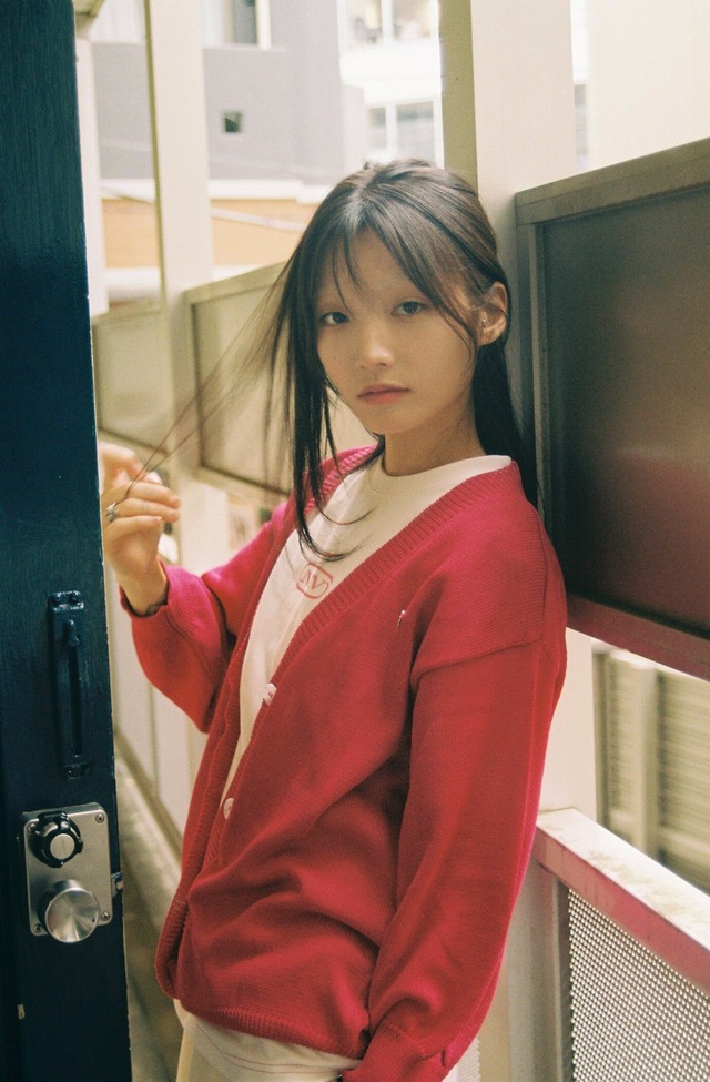 summer knit cardigan -magenta/magenta-