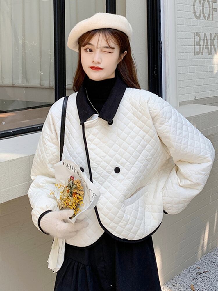 ホワイトジャケット オータムウィンター コットン 秋物 冬物 スーパーモール79799441524