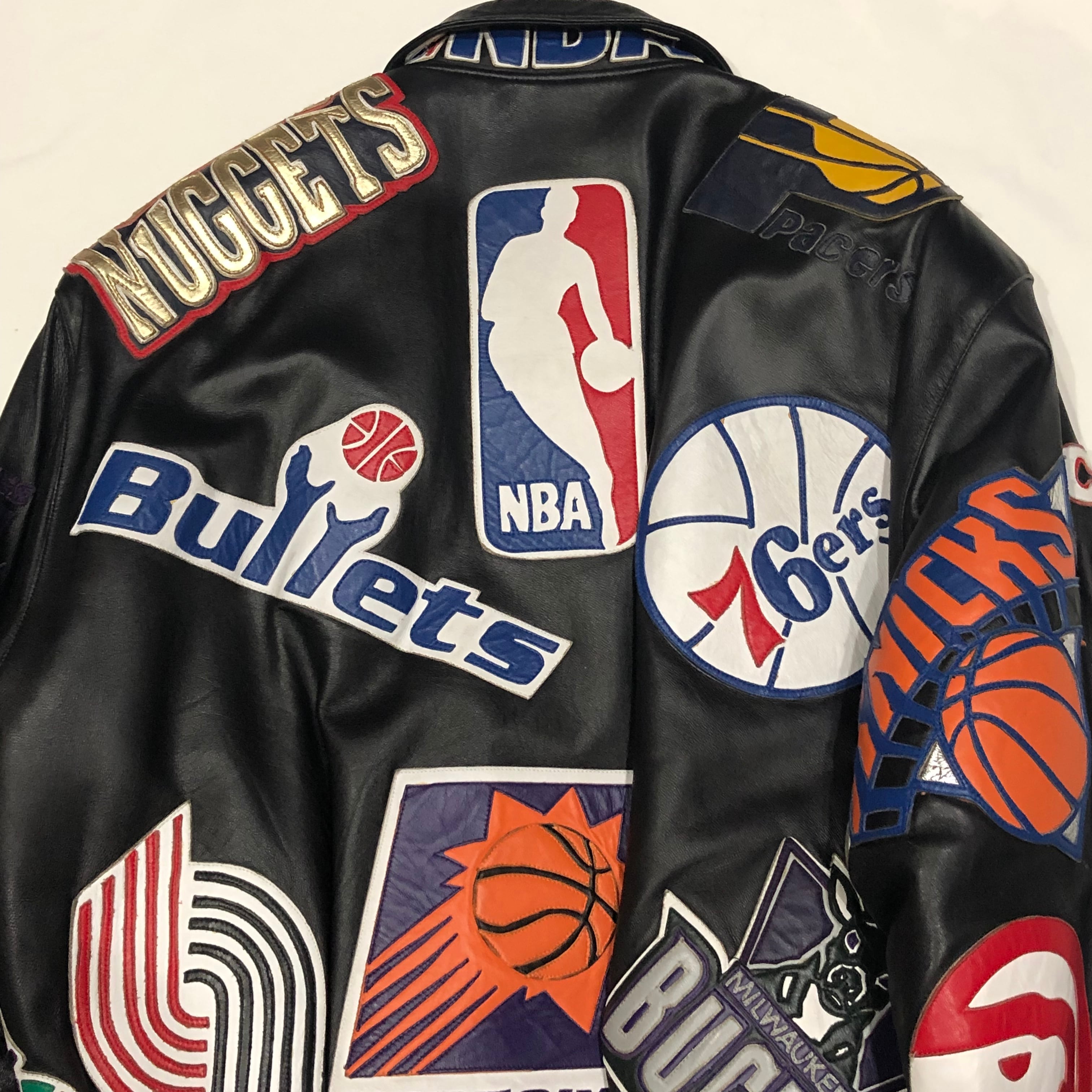 VINTAGE JEFF HAMILTON NBA LEATHER JACKET（ヴィンテージ ジェフ