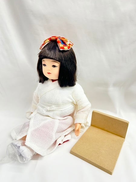 着せ替え人形(中）ボブ リボン付き 着せ替え人形 日本人形 着物 着せ