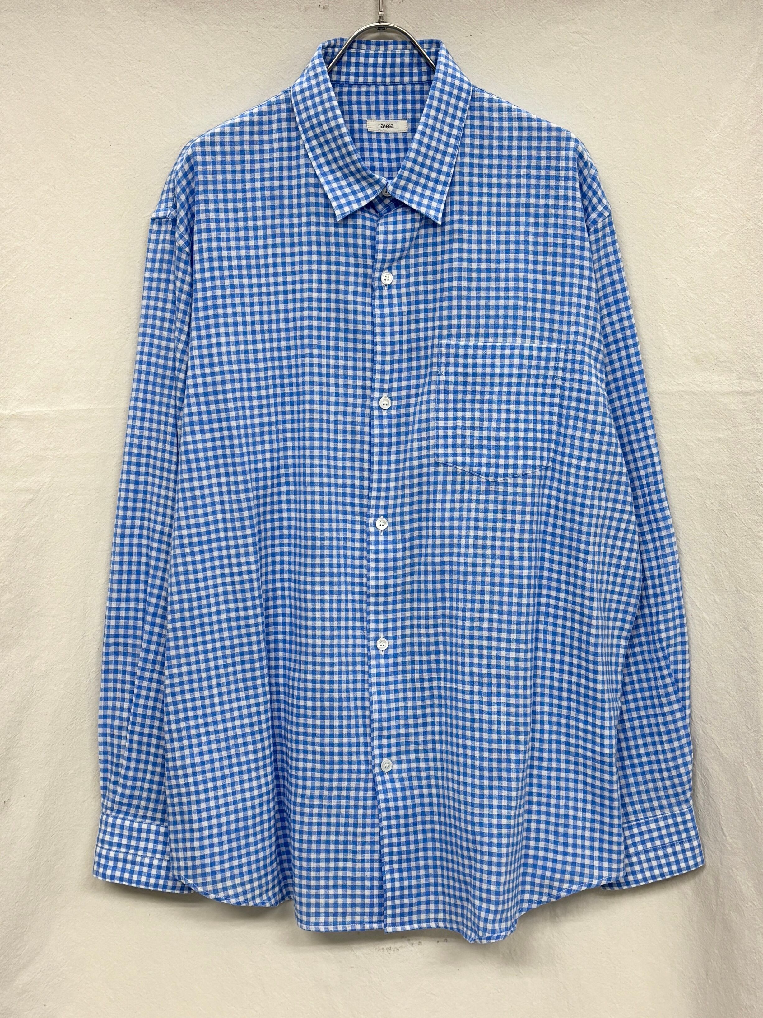 awasa / awasa regular collar check shirt (CHECK) | THE MODERN AGE
