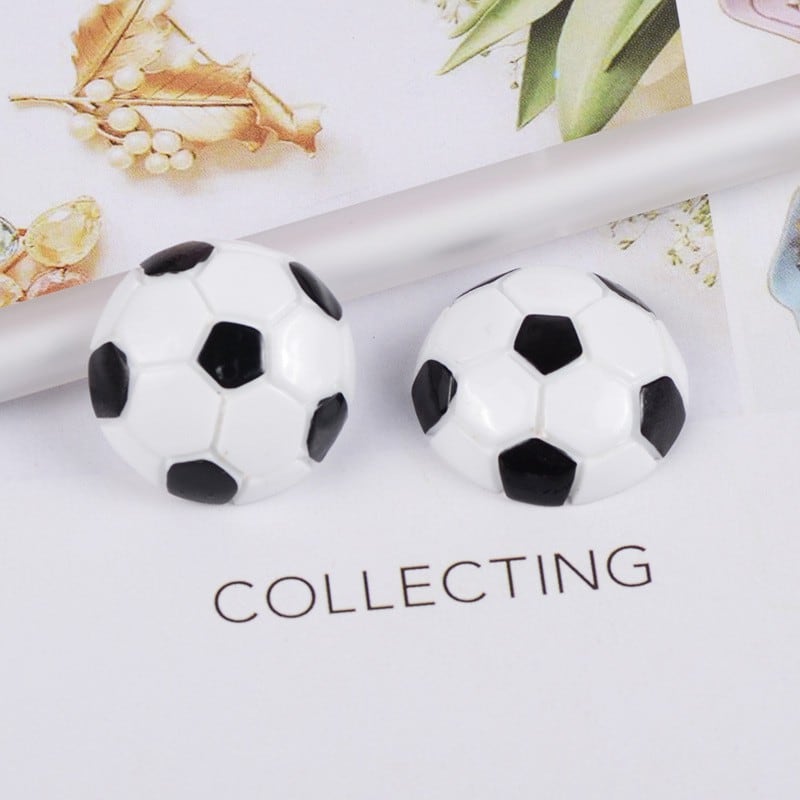 50個 24mm ボール サッカー 野球 テニス バスケットボール スポーツ ハンドメイドパーツ 手芸パーツ アクセサリーパーツ レジン封入 Diy プラパーツ パーツブランチショップ