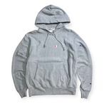 00s "champion” gray plain reverse weave parka/ "チャンピオン” グレー 無地 リバースウィーブパーカー