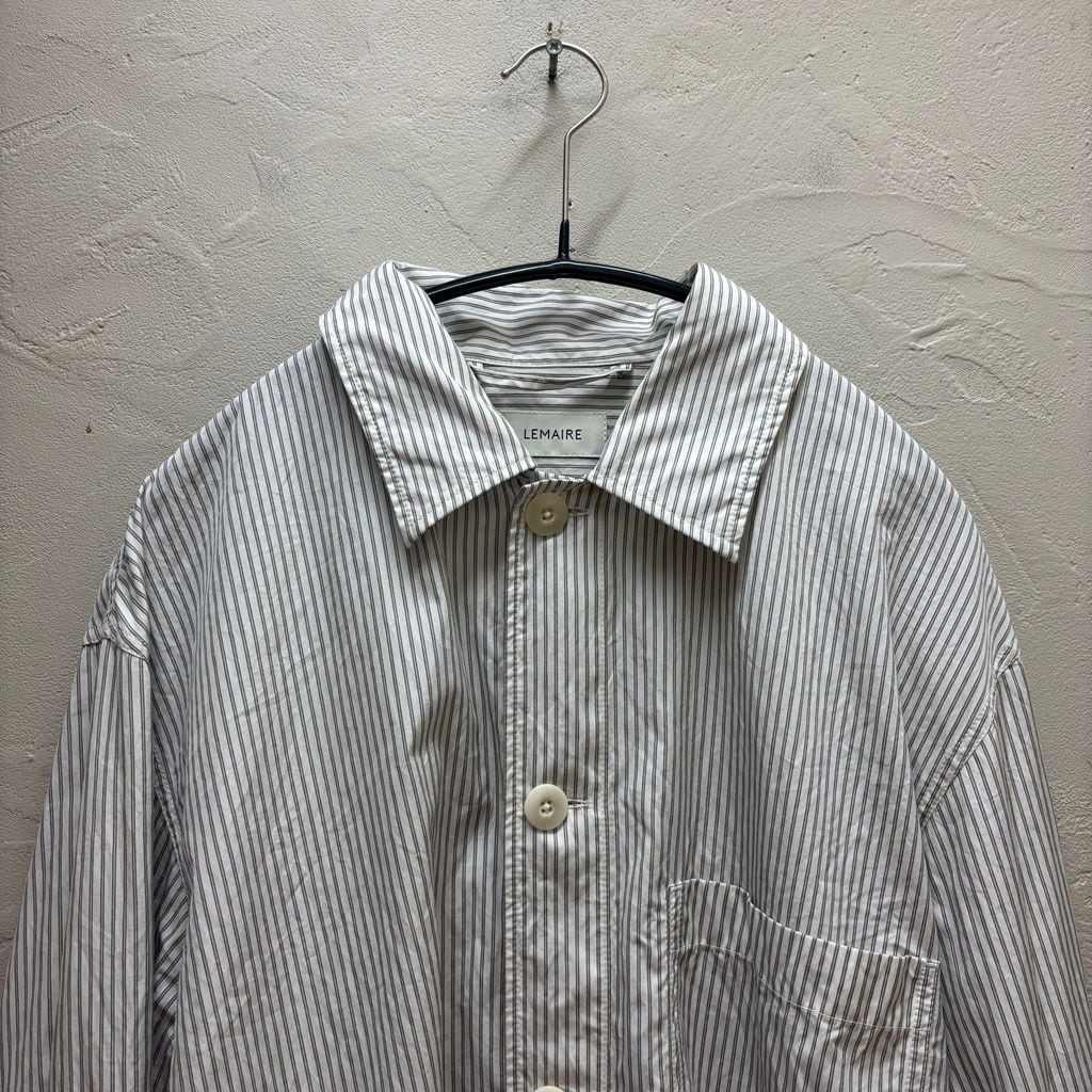 LEMAIRE ルメール 25SS PYJAMA SHIRT ストライプシャツ SH1177 LF1409