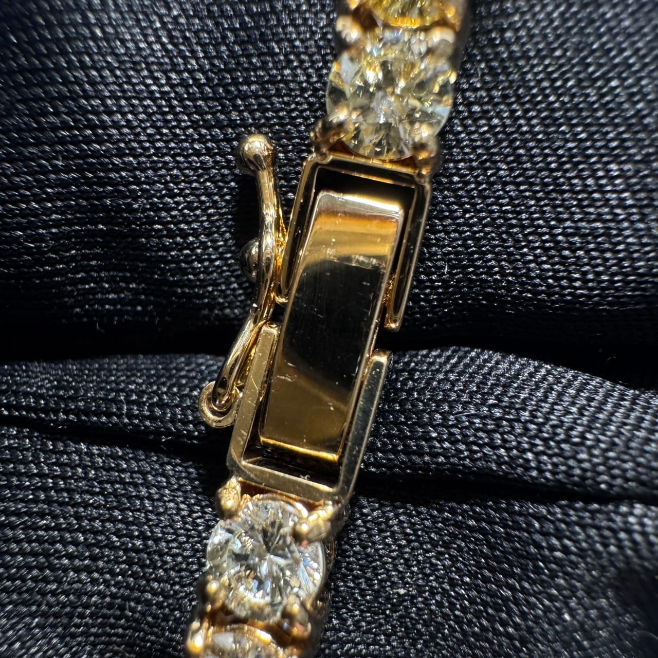 K18YG 9.08ct 天然ダイヤモンド テニスブレスレット | カオキ | 日本