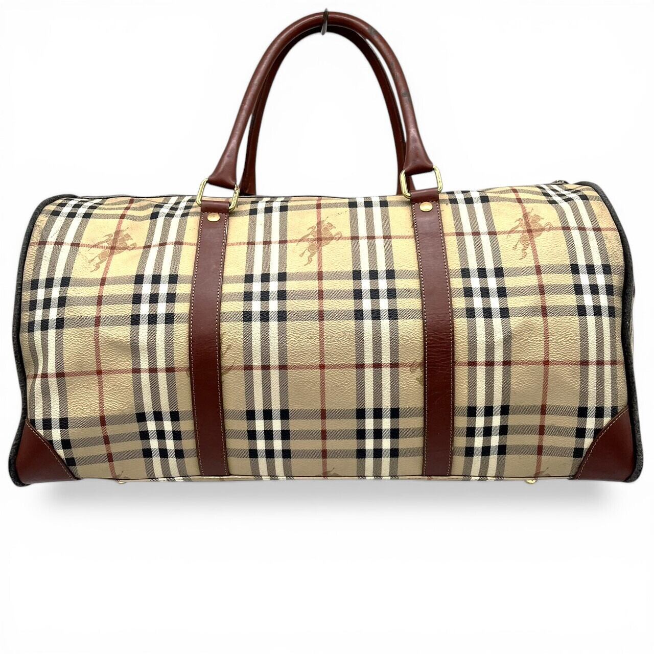 Vintage Burberrys Boston Bag Nova Check / ヴィンテージ バーバリー