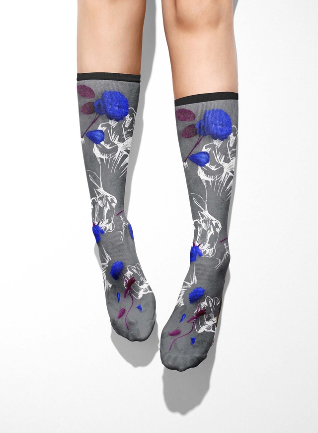 プリントソックス・ziggy star dust・SOCKS