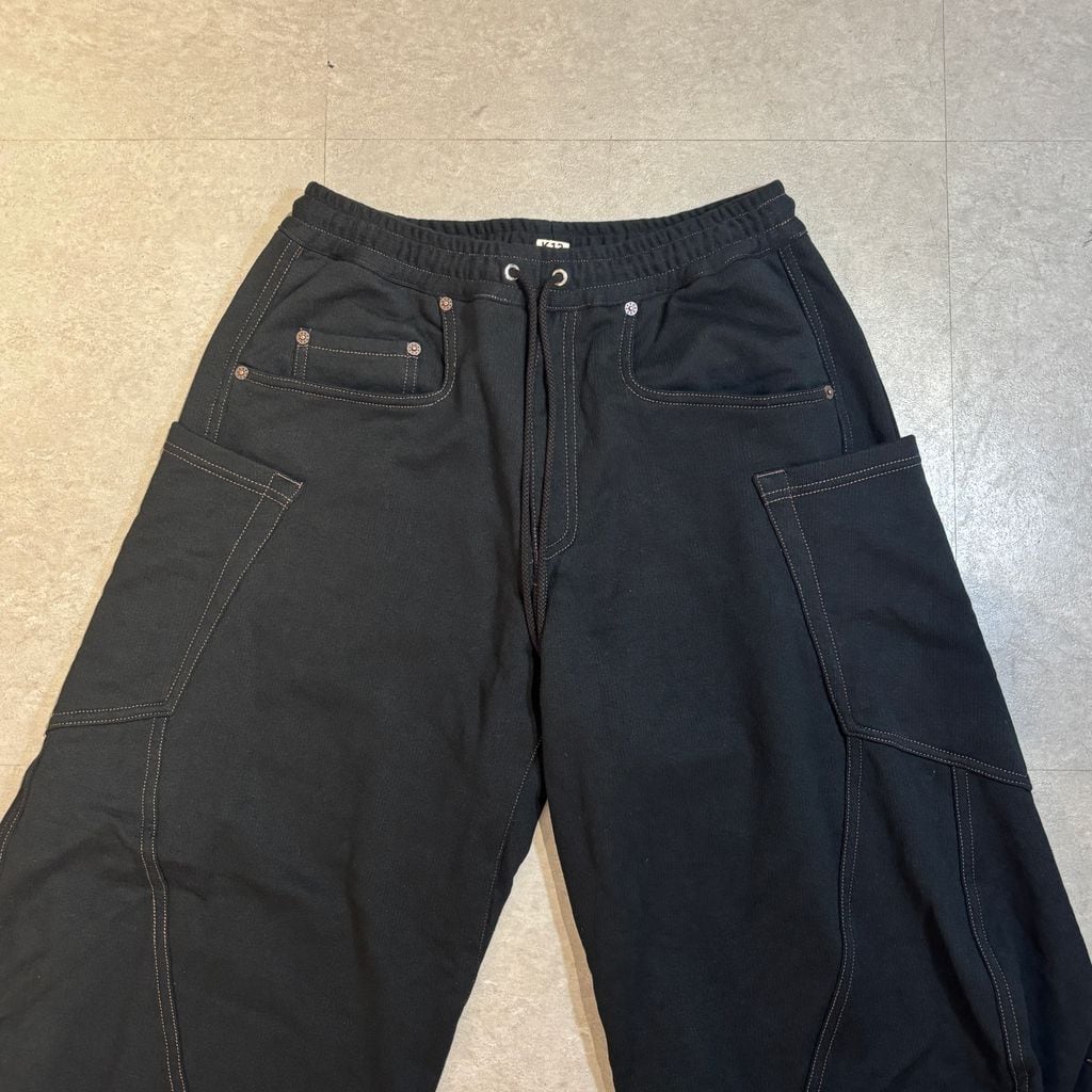 KHOKI コッキ 25AW 3D cutting sweat pants ワイドスウェットパンツ