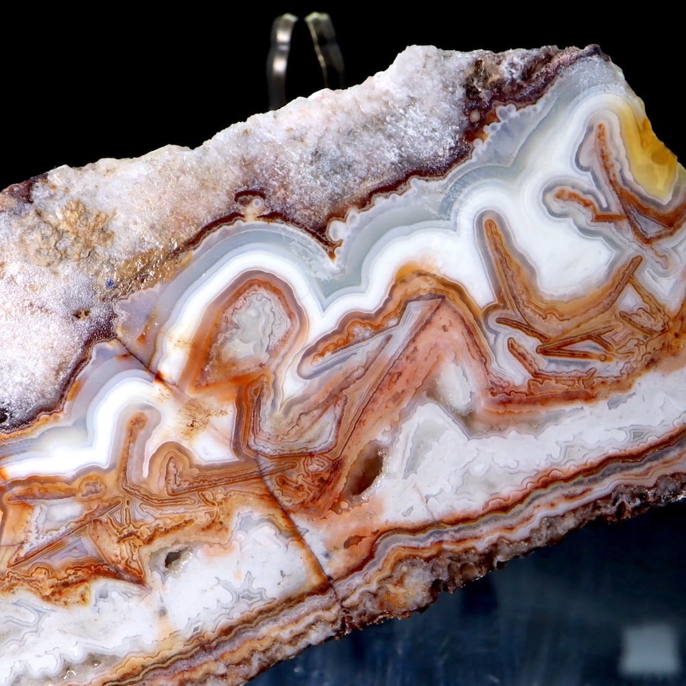 ラグナレースアゲート メキシコ産 瑪瑙 84,6g AG218 原石 鉱物 標本