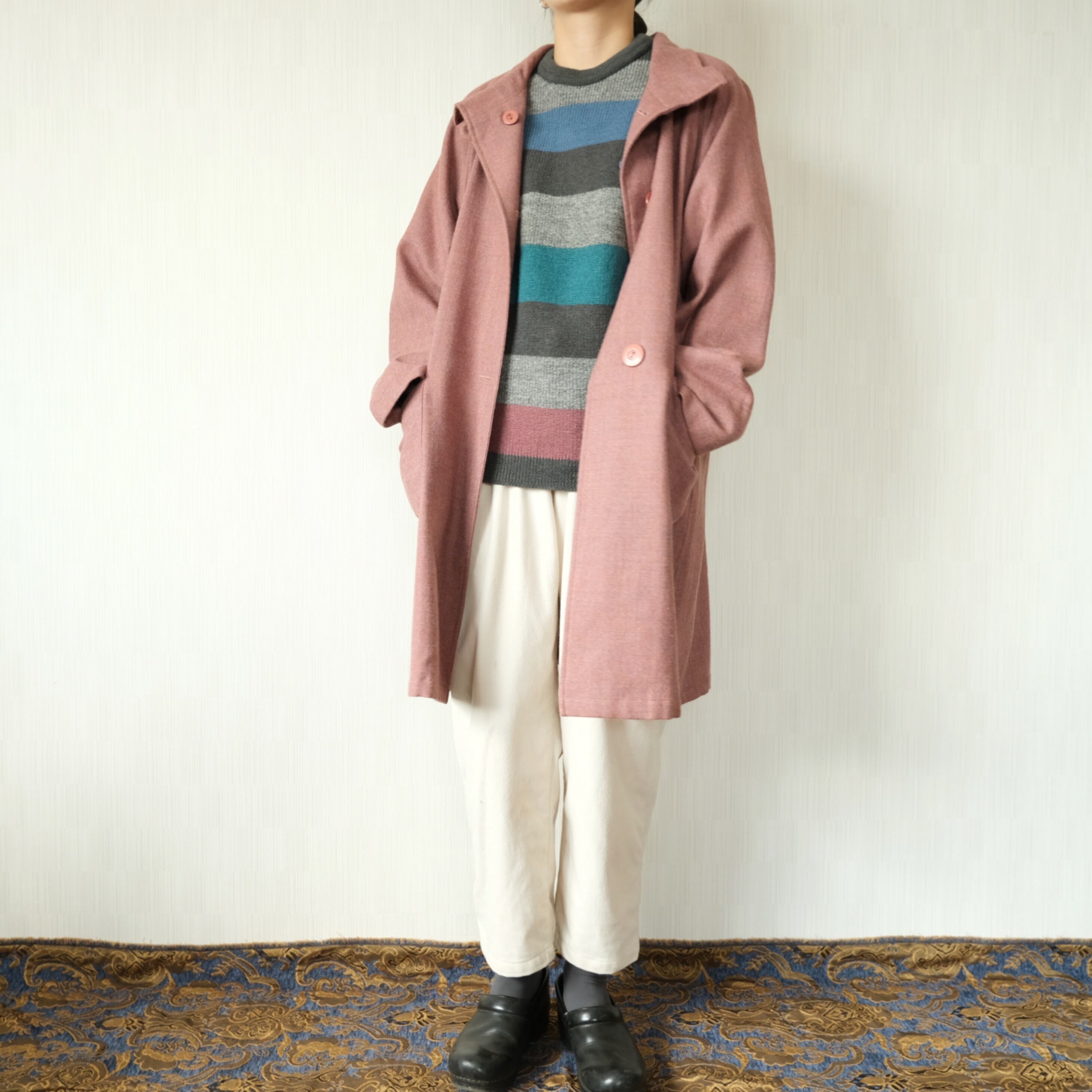 マッシモアルバ　massimo alba のコットンコート　くすみピンク くすみピンクの薄手コート | 晴と褻/ハレトケ by ototoharu;
