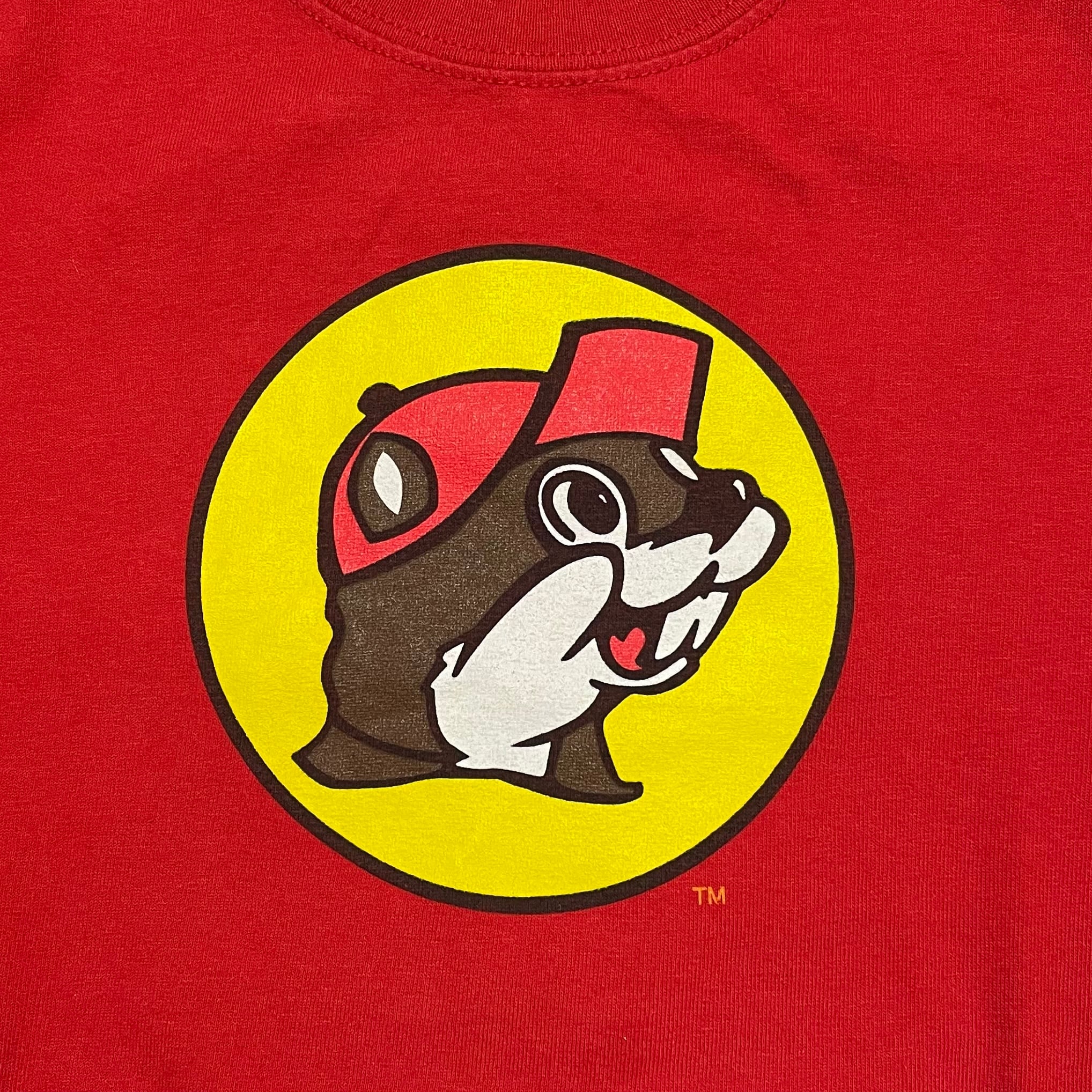 BUC-EE'S 古着Tシャツ IT'S A BEAVER! バッキーズ 赤 S ユーズド