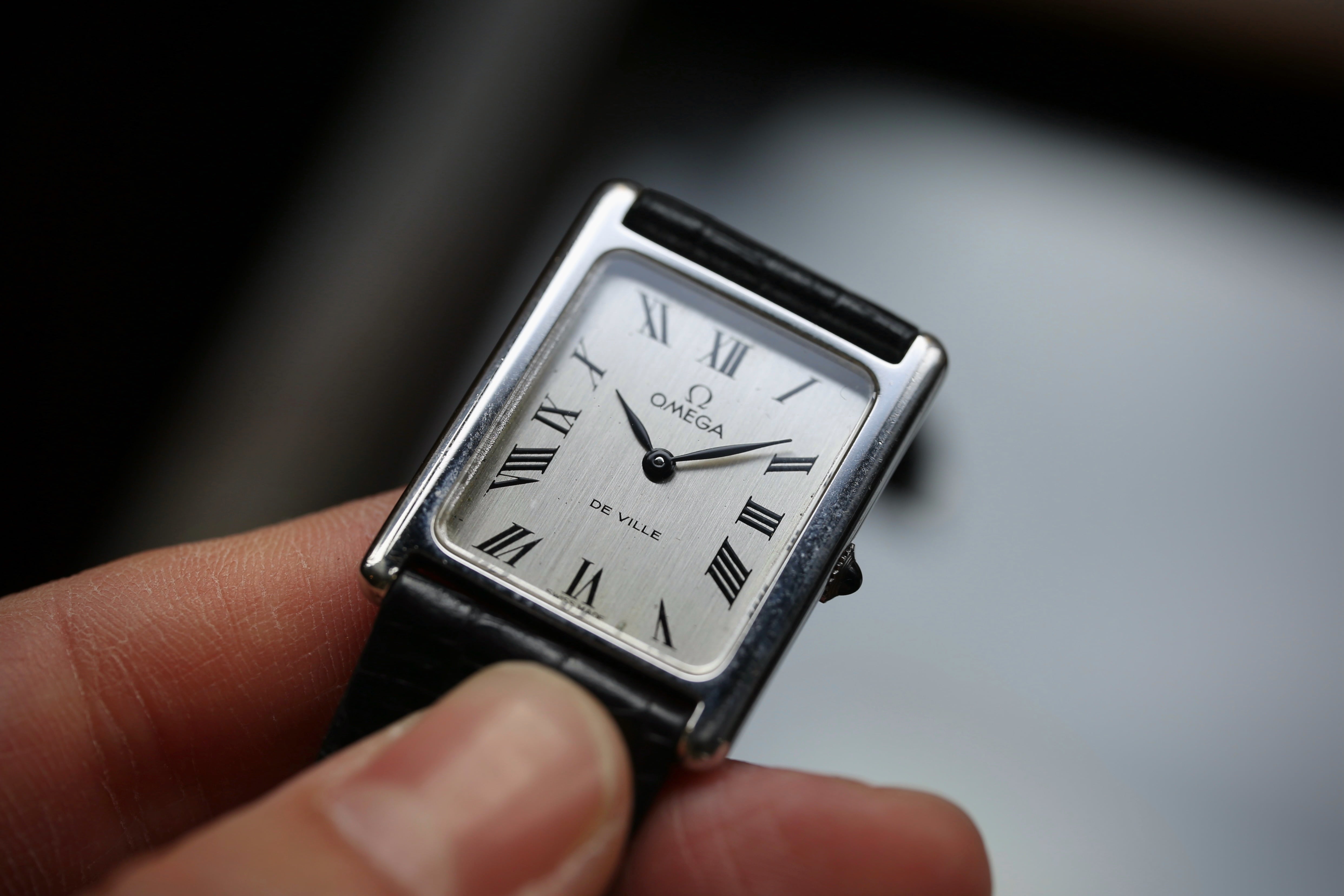 OMEGA】1975年製 デヴィル H型レクタンギュラー ローマンインデックス