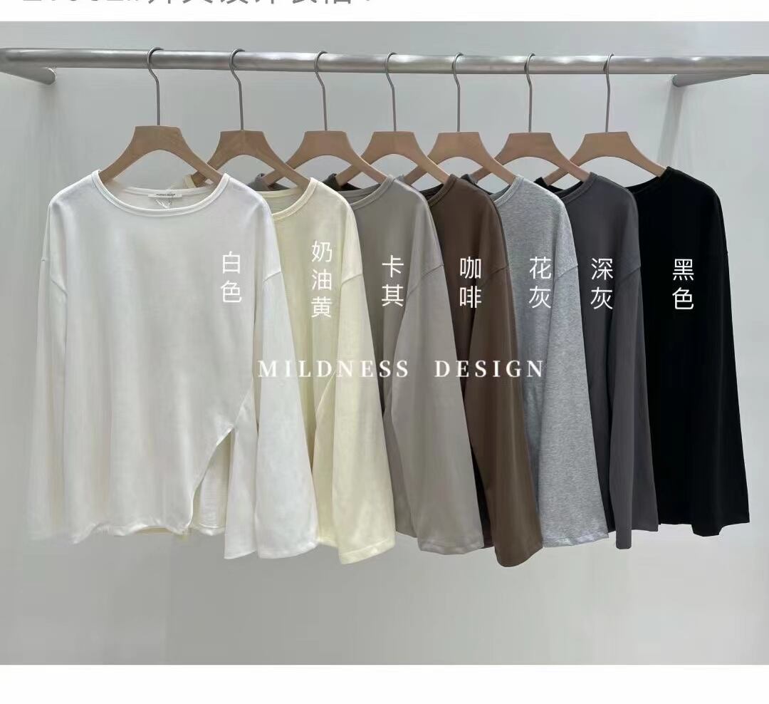 スリット入り ルーズカットソー　AJ2085-280