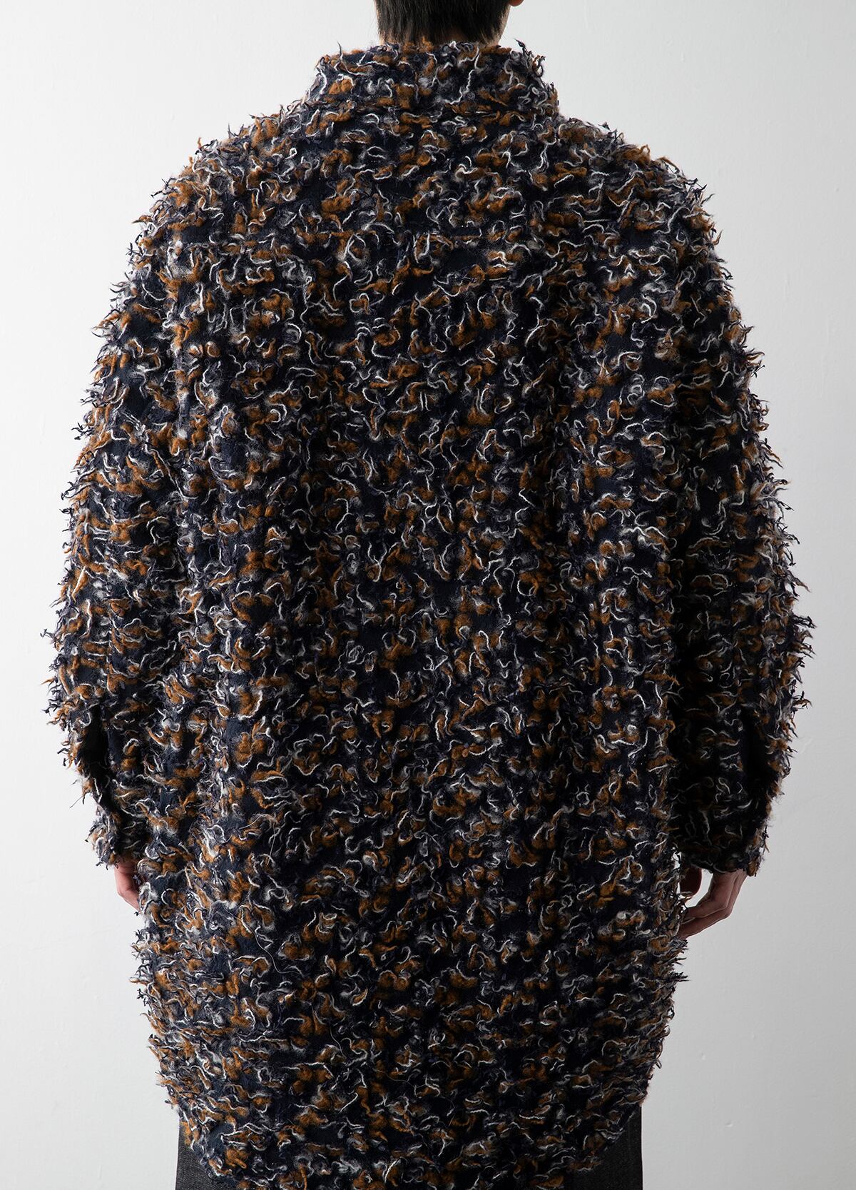 CONTROLLA+ original tweed fabric oversize coat