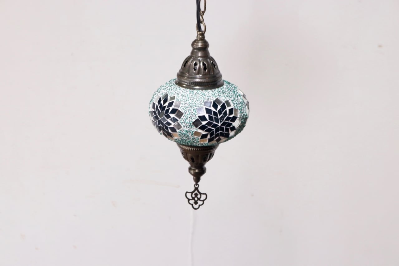 モザイクランプ ペンダントライト ステンドグラス 照明 吊り下げ