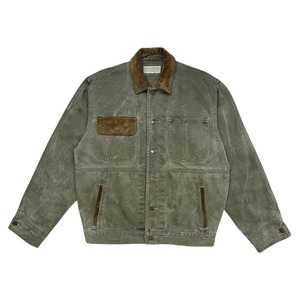 BANANA REPUBLIC SAFARI & TRAVEL SUEDE COLLAR JACKET SIZE M (USED)