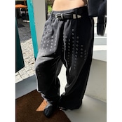 VINTAGE ストリート ウォッシュド スタッズ スウェットパンツ P469