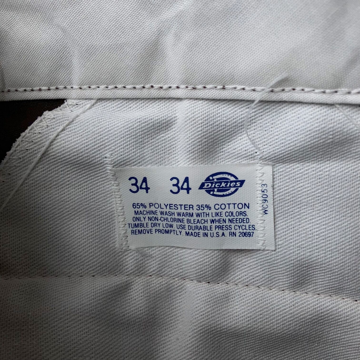 Dead Stock 80's Dickies 874 ワークパンツ フラッシャー付き ブラウン