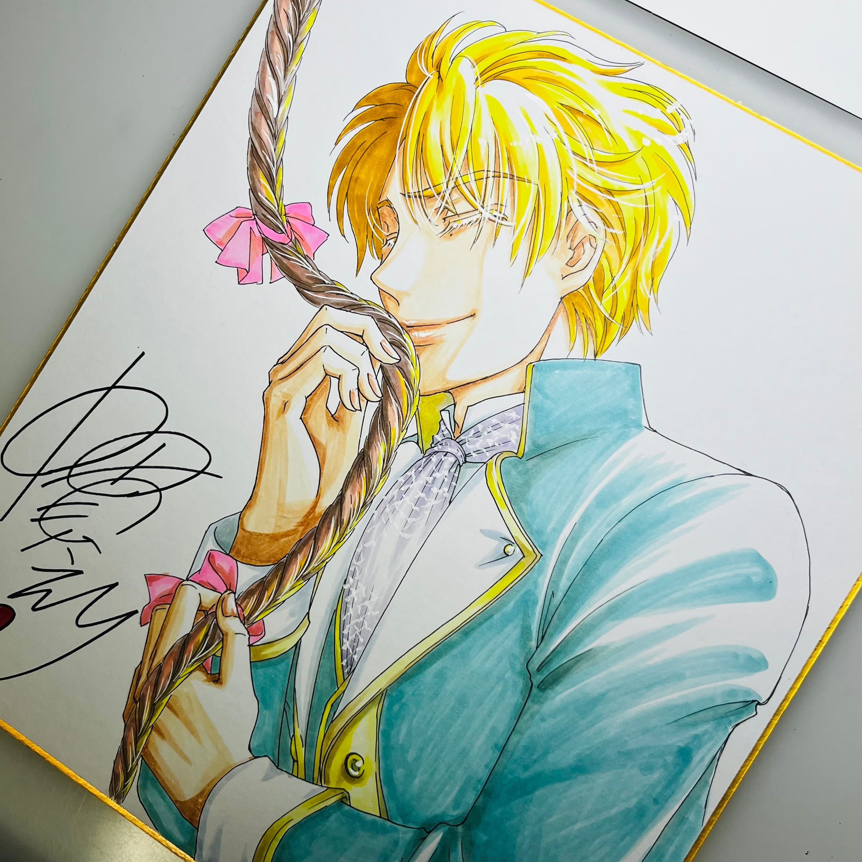 直筆イラスト色紙 輝（ラプンツェル） | 中貫えりSHOP
