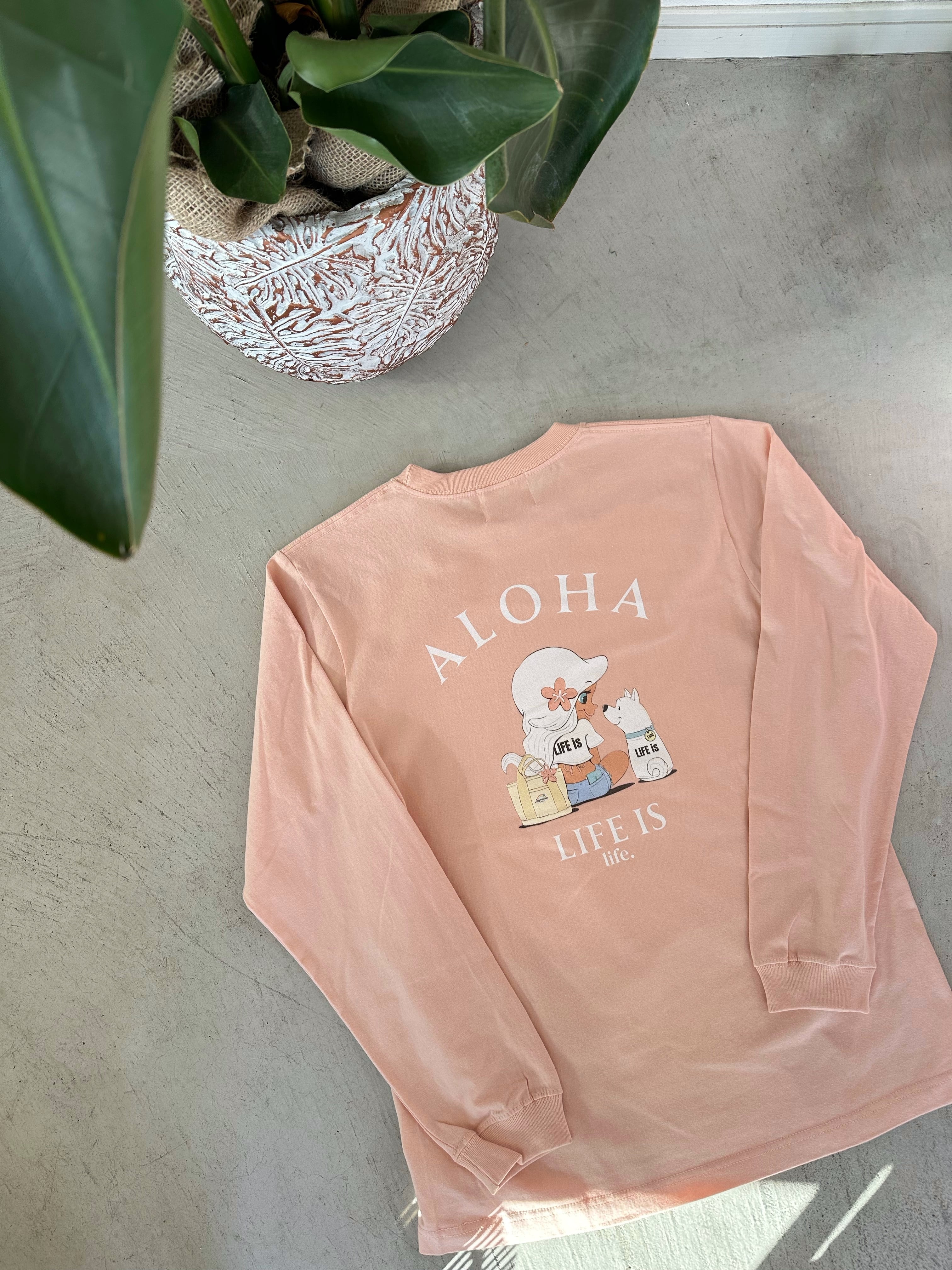 LIFE is × mapuaコラボ Lani ロンT ¥7,990(8,789)