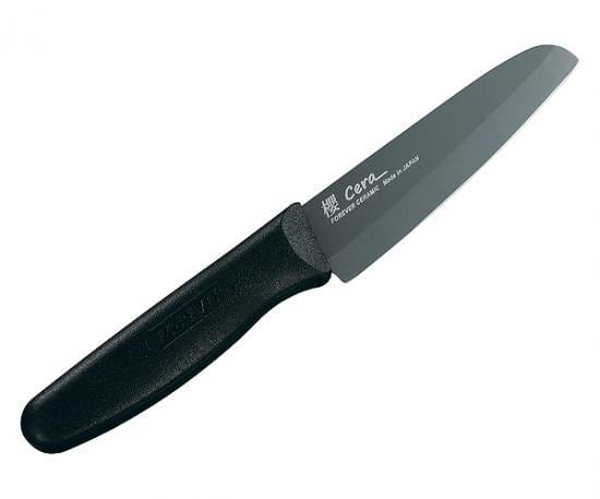 Latuna 黒のセラミック三徳包丁ペティナイフシャープナー3点セット