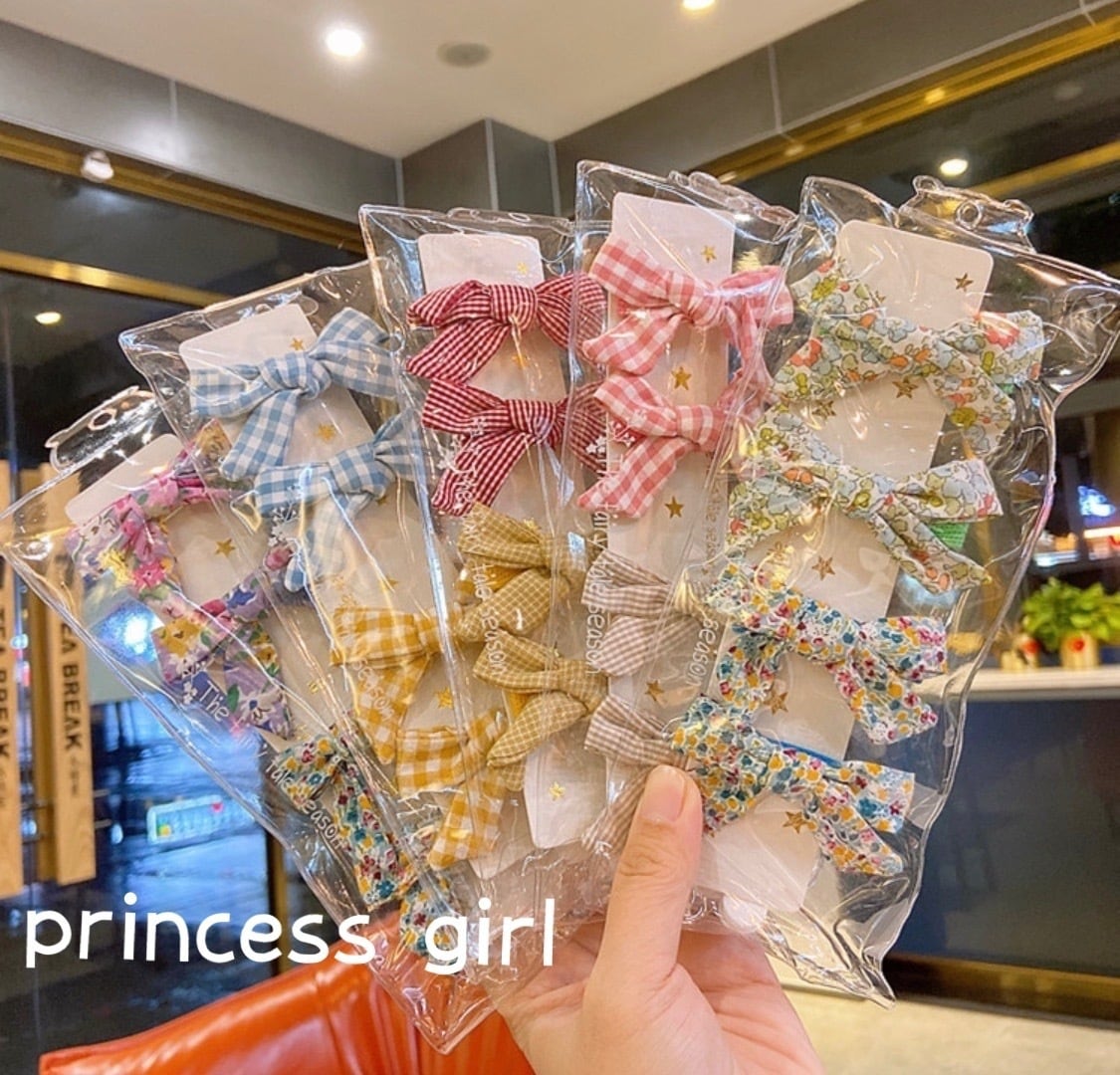キッズリボン ヘアクリップ