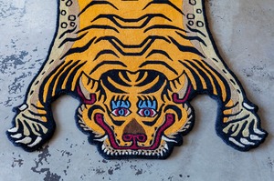 Tibetan Tiger Rug 《Mサイズ•ウール045》チベタンタイガーラグ