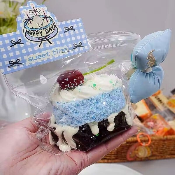水感スクイーズ チェリーソルトケーキ スクイーズ squishy おもちゃ 超