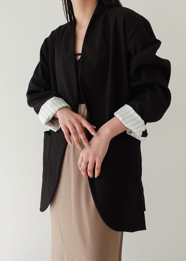 CF240221 curve collar jacket