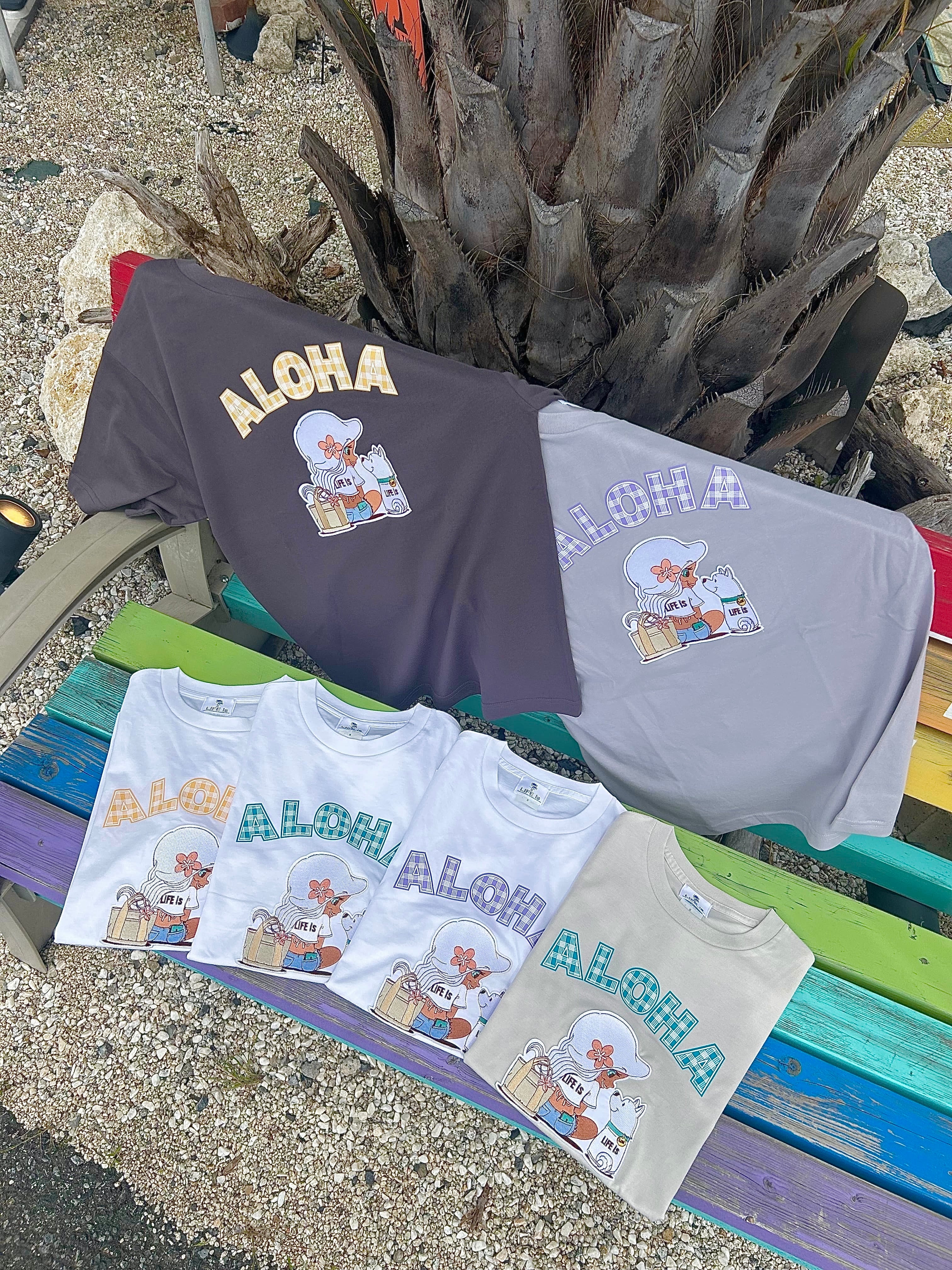 【mapuaコラボ】パラカALOHA ワッペンTシャツ ¥6,990+tax