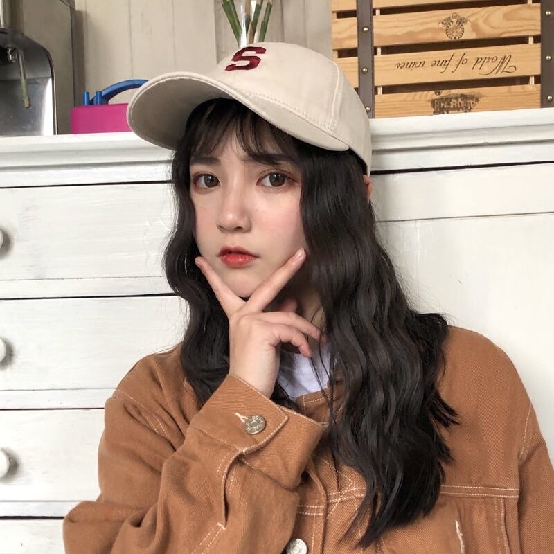 香港スタイルの夏の野球帽女性のストリートソフトトップキャップSレターバージョン野生の学生の日よけ帽夏の帽子男性 ブラック・アイド・ピーズ26334663700