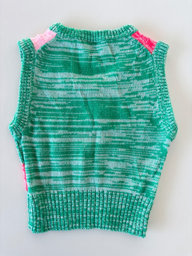 【3T・vintage】カラフルベスト