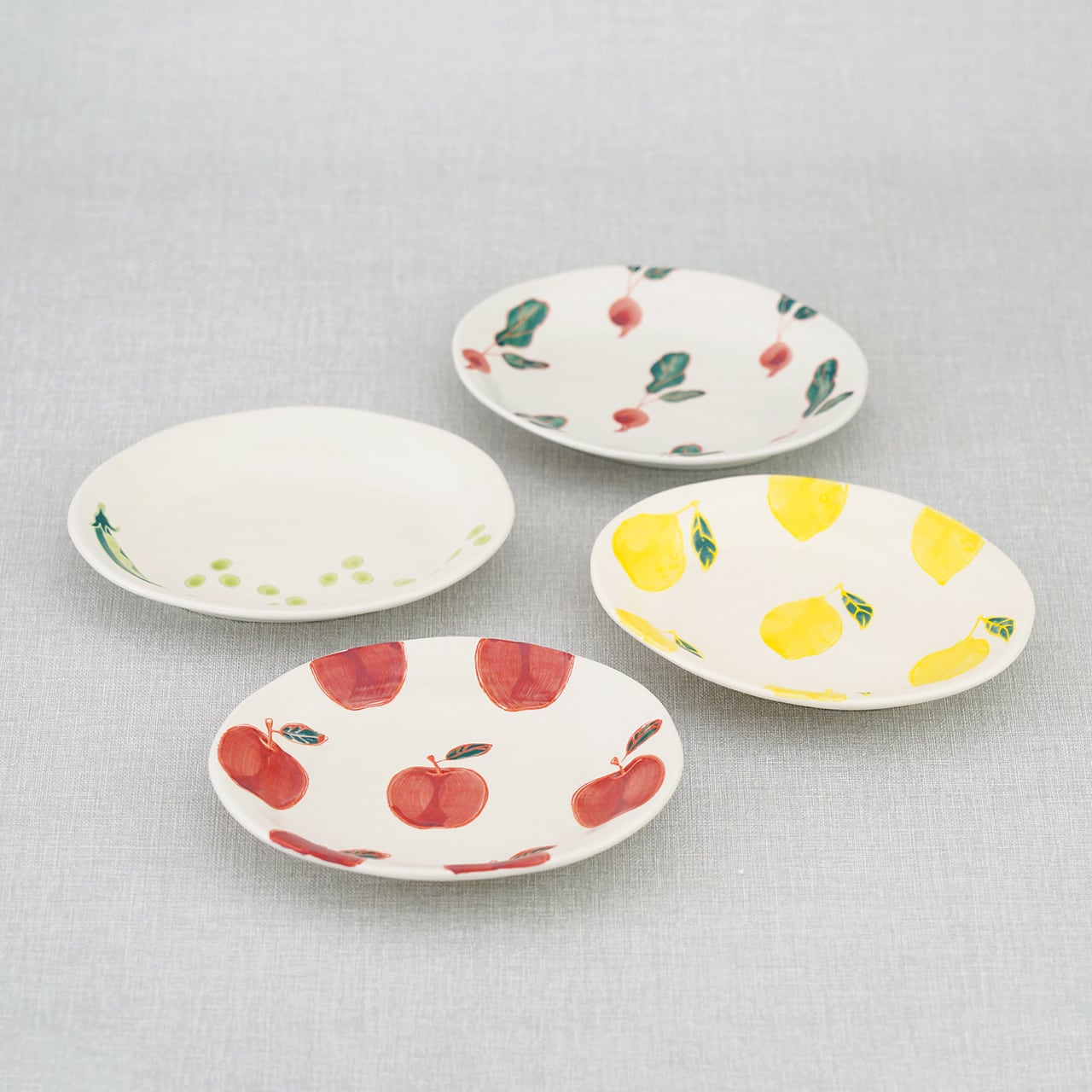フレッシュアート 楕円銘々皿 | 菊祥陶器／工房祥sho～ Kikusho