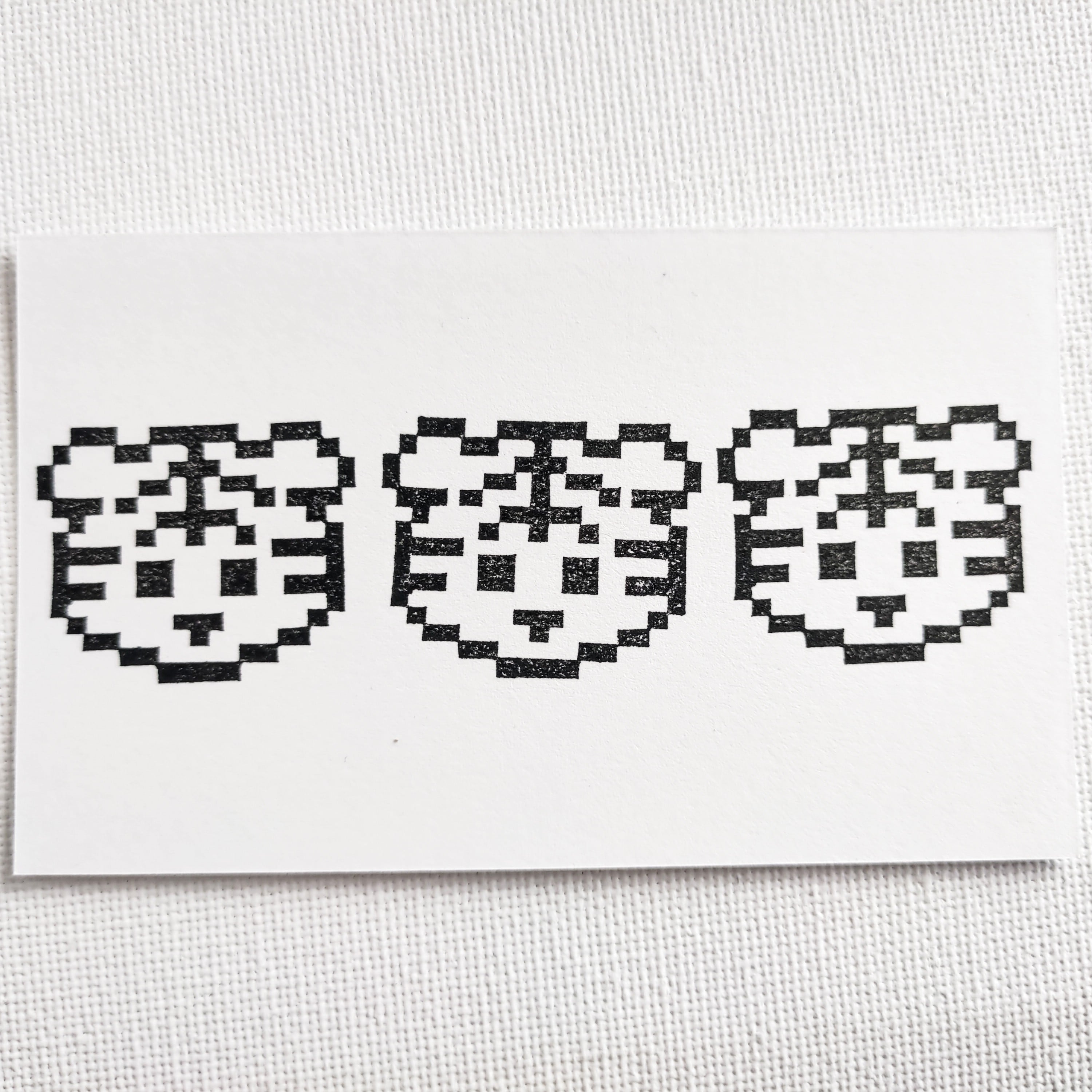 ドット絵タイガー 黒猫堂