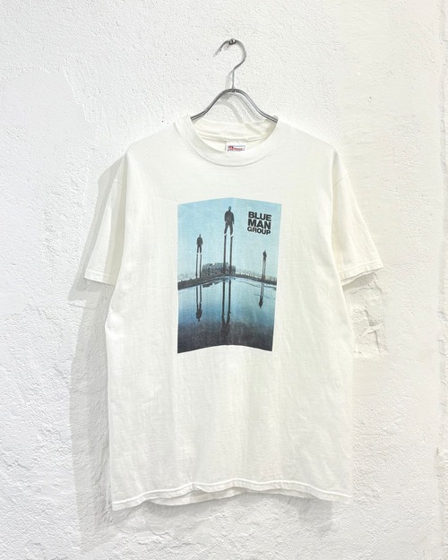 90s~ Hanes "BLUE MAN GROUP" Photo Print Tee