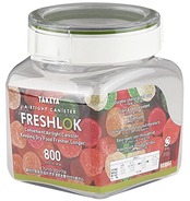 タケヤ化学工業 TAKEYA フレッシュロック FRESHLOK 角型 800ml グリーン 保存容器 高気密性 ワンタッチ開閉