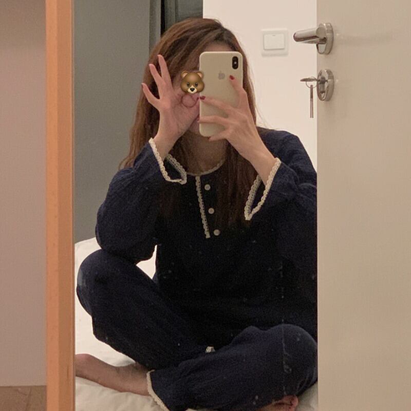 レディーススプリングオータムスタイルルーズカジュアル ロング 春物 秋物 萌量不足37629311019