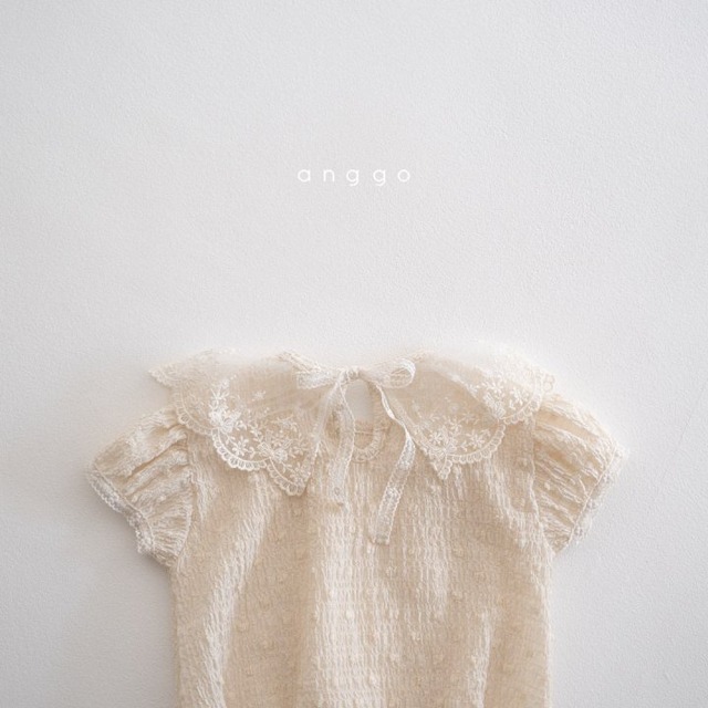 【予約商品】 2025夏新作　ANGGO アンコ　ハニー・ロンパー（baby)