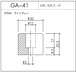 GA-41（EPDM ライトグレー）1個