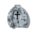 Cross Emblem Tie-Dye Boa Jacket  S0012