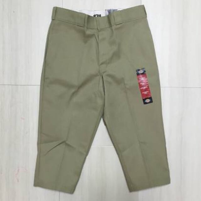 dickies bedwin クロップド　チェック　ブラック　7部丈　ショーツ